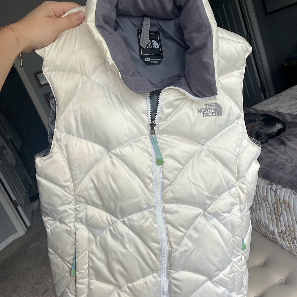 White North Face Vest